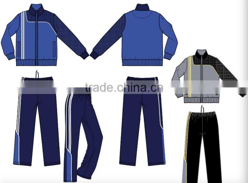 Fashion Men's trainer suit Men's running wear Sports suit Factory OEM
