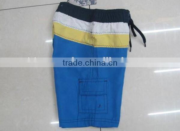 cheap kids 100%polyester stock lot beach shorts