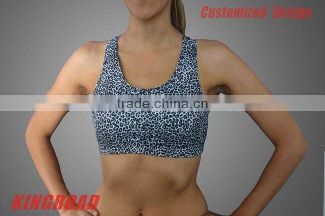 Newest cooldry wholesale Front Opening Sports Bra