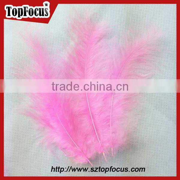 any color cleaning down turkey feather for hat wedding decoration