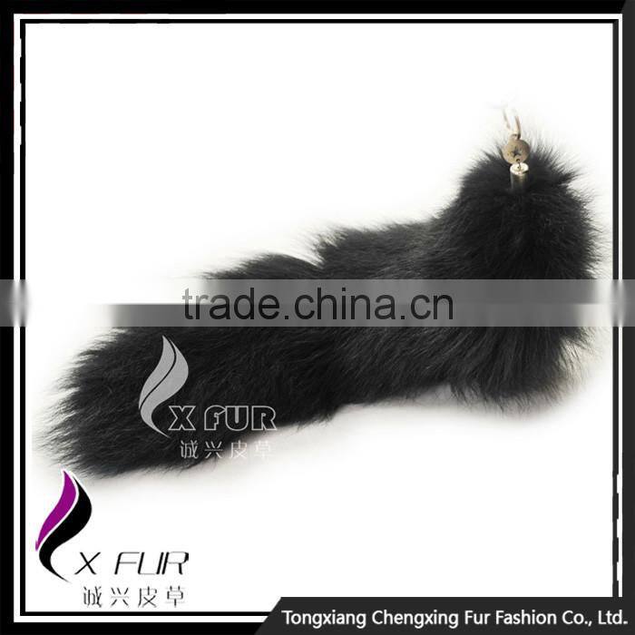 CX-R-23 Wholesale Europe Fashion Fox Tail Fur Keychain
