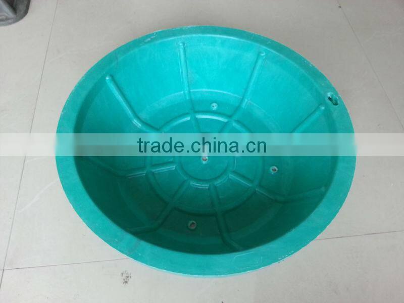 round firm smc fiberglass garden manhole cover