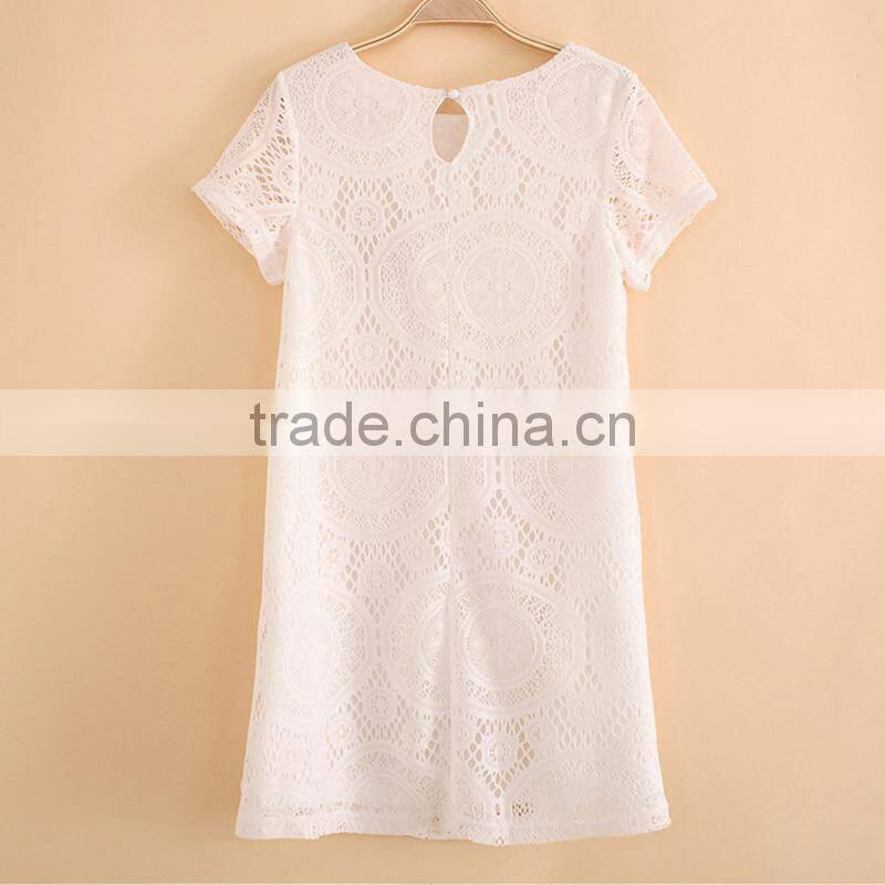 Maxnegio basic lace dress for ladies