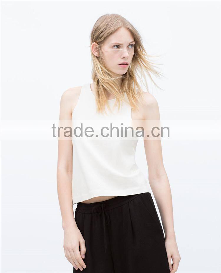 2016 New design Womens tank top loose