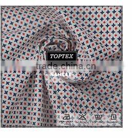 cotton plain weave colorful geometric pattern printed fabric