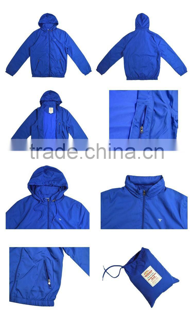 Popular Men's Windbreaker Jacket With Hood