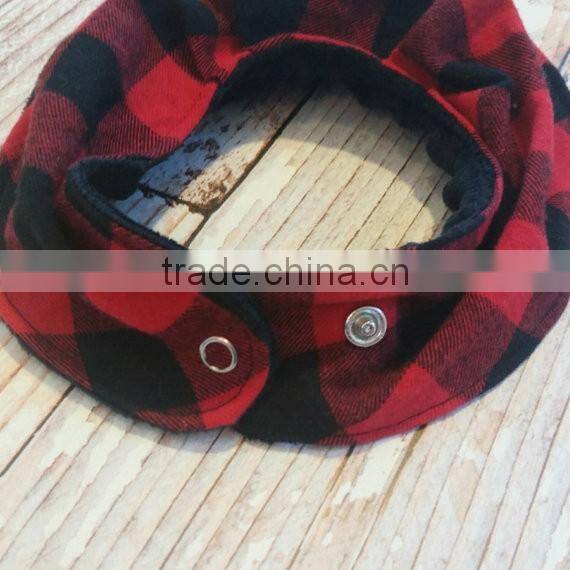 Smart baby boy wear Winter warmly cotton gingham kids scarf