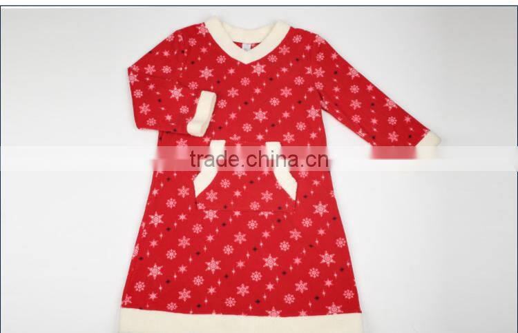 2014 Autumn woman sleep wear snow nightdress