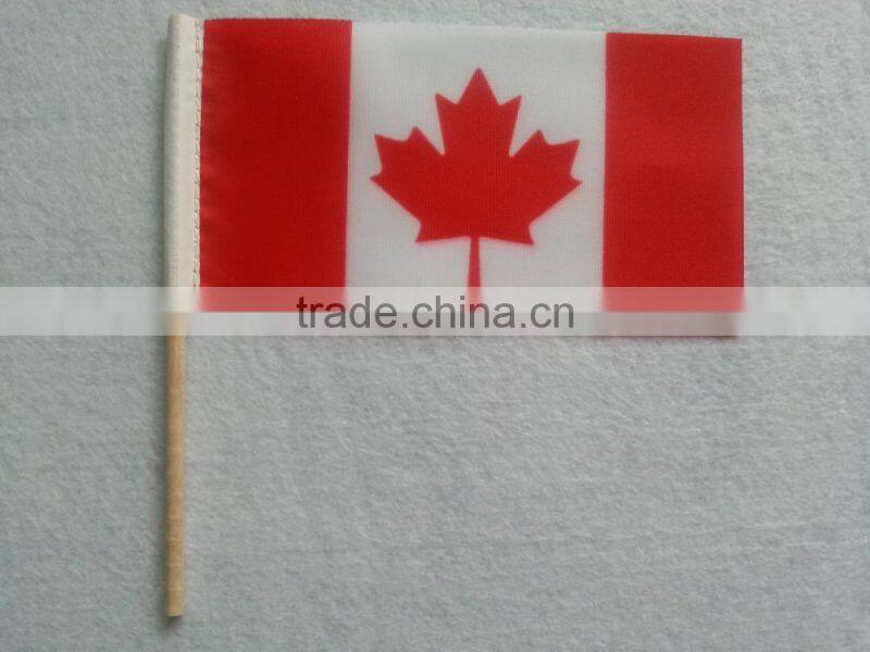 color printing hand flag