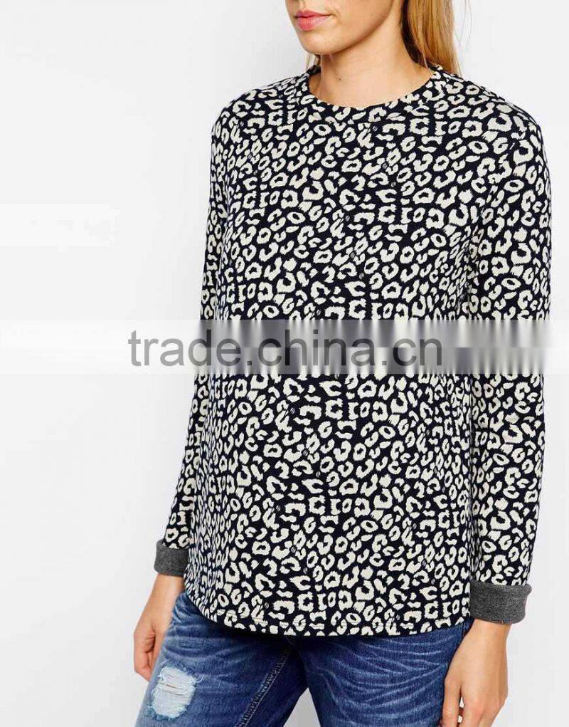 Maternity Sweatshirt in Super Soft Animal Print China products