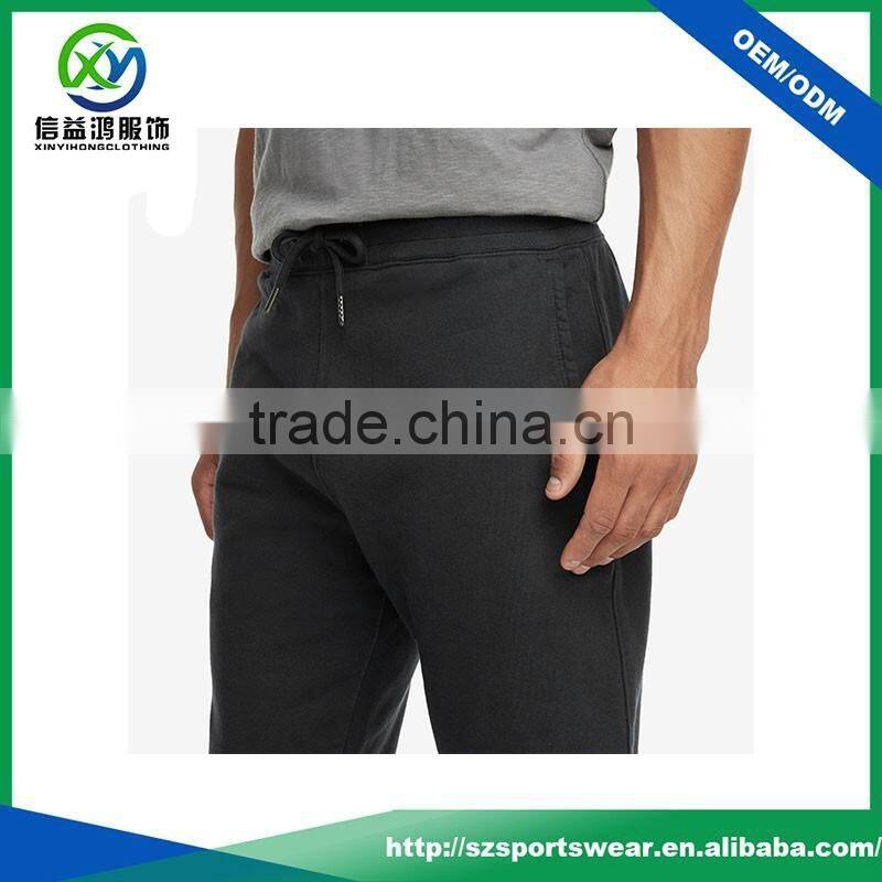 Custom mens black color polyester breathable sports wear jogger pants,high quality yoga pants