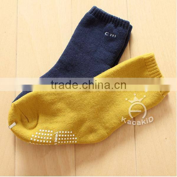 thickening baby cotton socks,cute baby cotton socks, silicone print baby socks