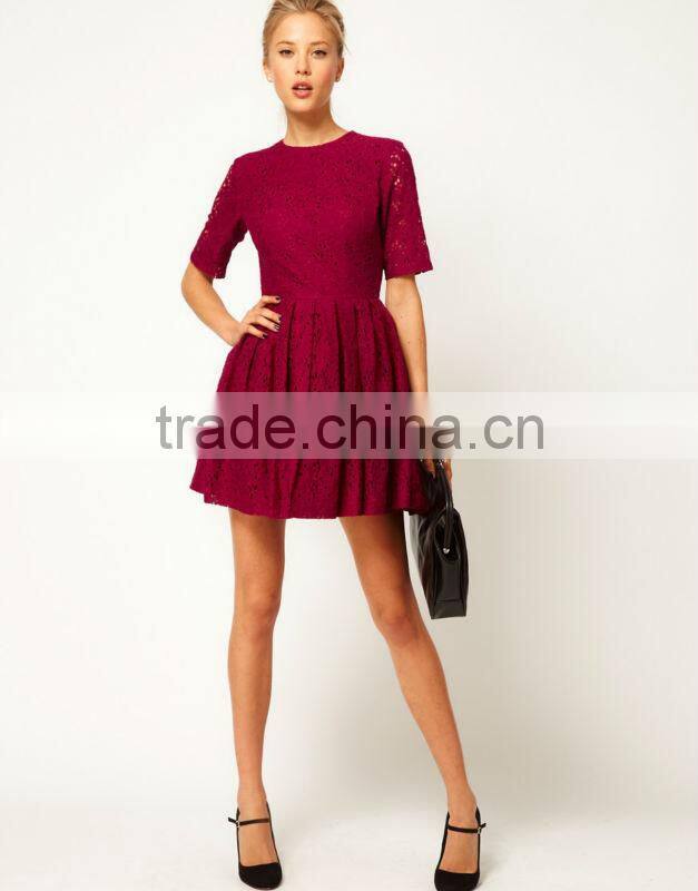 Skater Dress In Lace