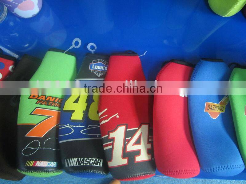 hot cell neoprene bottle cover with ziiper