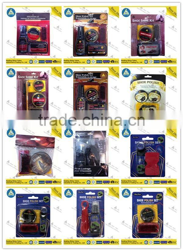 Cheap liquid shoe polish kit with OEM