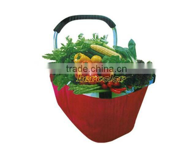 600D Oxford Fabric Collapsible Baskets for shopping