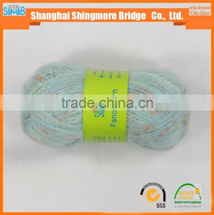 color point lantern mohair fancy yarn hand knitting acrylic mohair polyester blended yarn