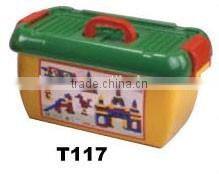 300pcs Wisdom PS building block with bucket set