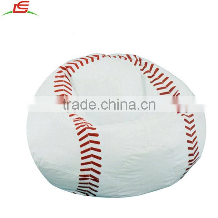Hot selling creative baseball single sofa beanbag
