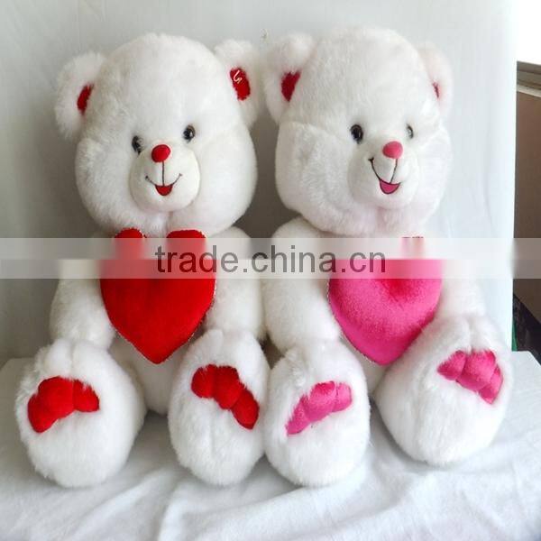 best selling valentines gifts wholesale 30cm plush teddy bears holding heart