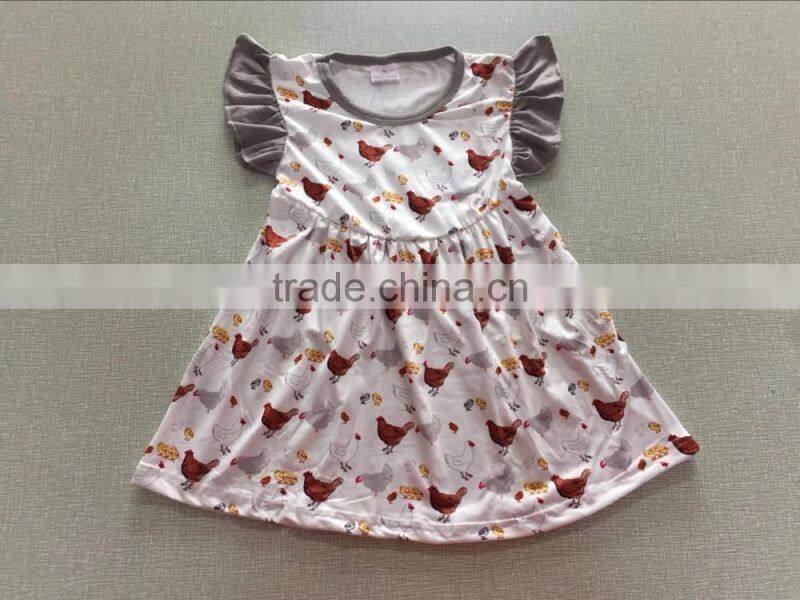 Boya high quality remake dress girls striped frocks designs polka dot sleeveless unique baby dress