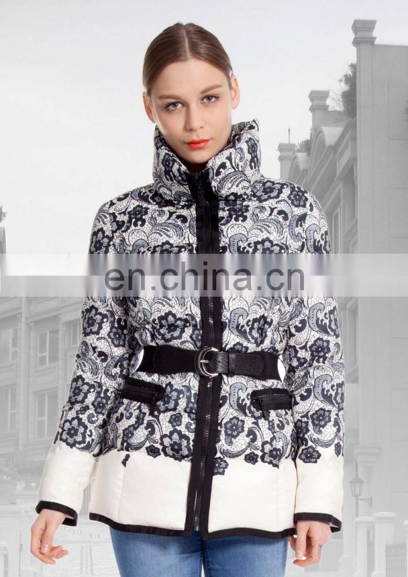 Customized Design High Quality Duck Feather Women Jacket