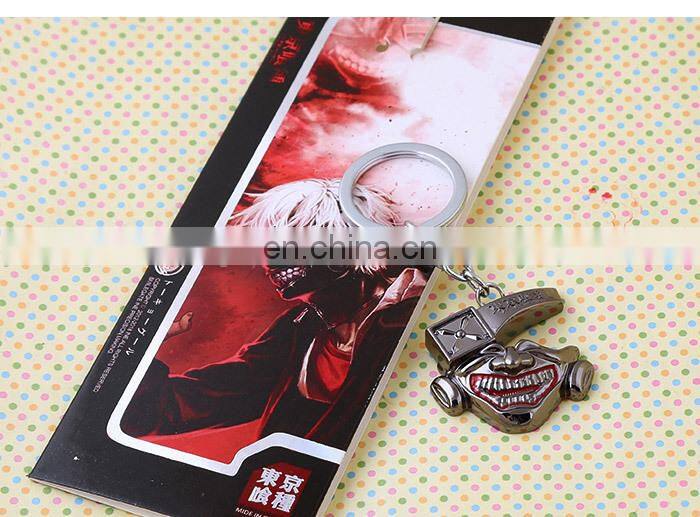 Fashion Hot Mask Key Chain Anime Tokyo Ghoul Key Chain Wholesale Fullmetal Tokyo Ghoul Key Chain New for Kid