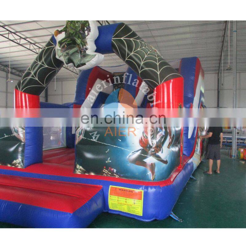 New Design the boy High big inflatable slide for sale,bouncy castle with slide