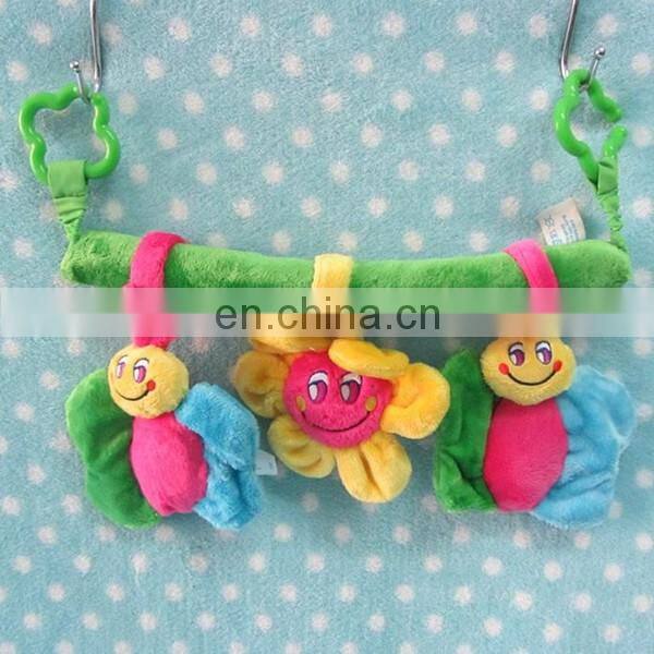 baby fans multifuctional hanging bed bell plush toy 3pc