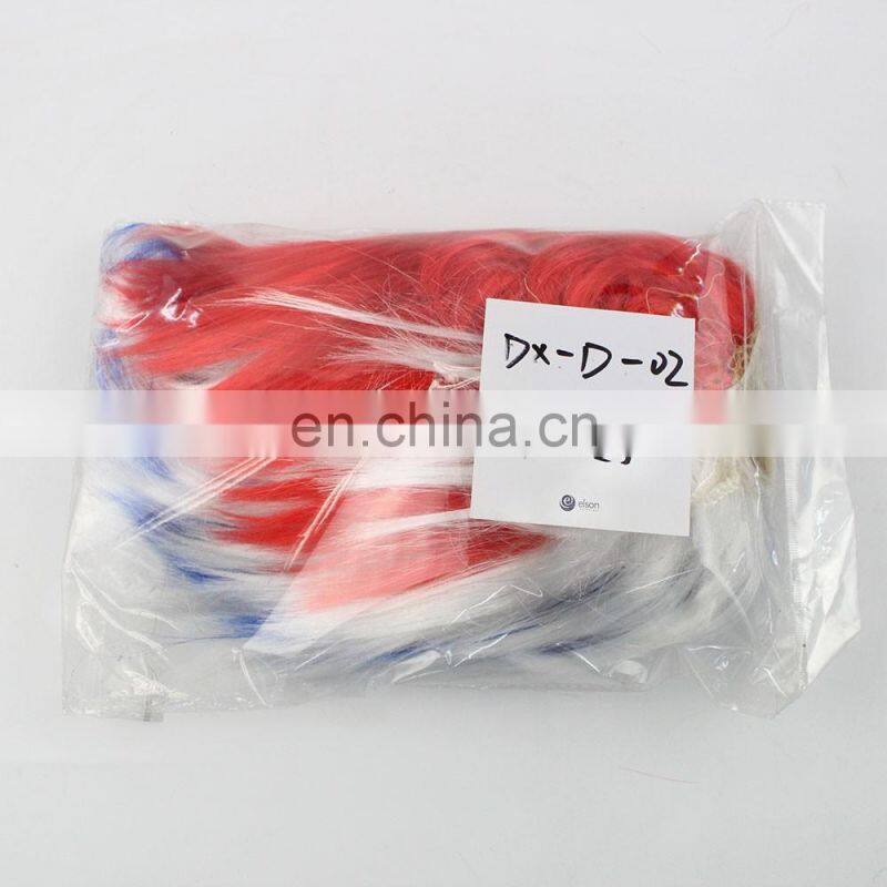 2016 women crazy fans national flag wig