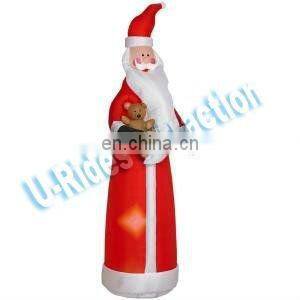Snowman and Santa Claus Xmas inflatable chrismas model