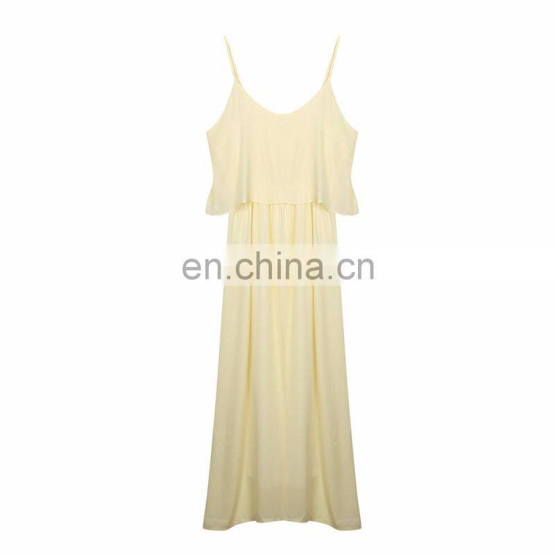 Elegant Women 2016 new dresses pure color women clothing fashion garment