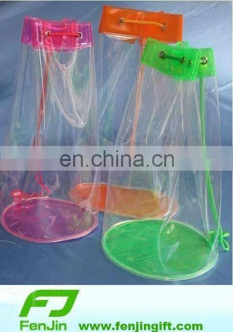 cheap pvc cosmetic drawstring bag