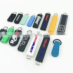 custom rubber zipper tags decorative runner zipper pulls