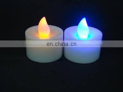 led candles with real flame/led bulb lights candle for deco/color led candle with battery