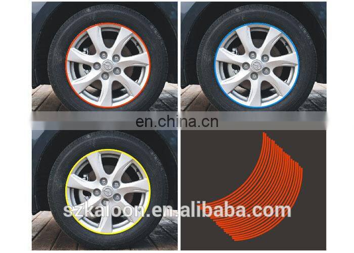 reflective tape sticker for car rim wheel
