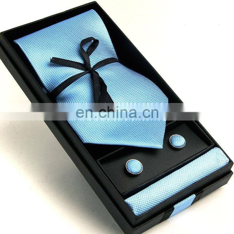 mens tie gift box with cufflink hanky