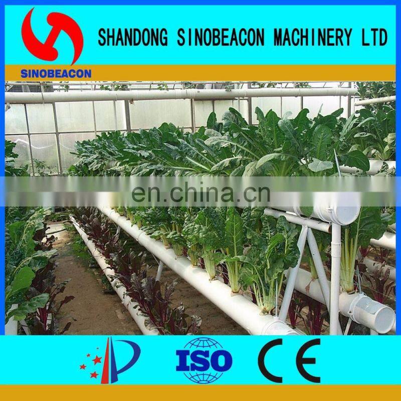 Commercial Hydroponics Greenhouse With Vertical NFT PVC Pipe