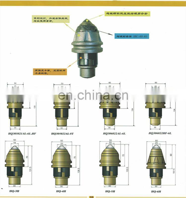 China Factory Rotary Spin Digging Tooth parts