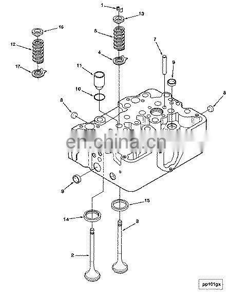 cummins k19 engine valve guide 3202210