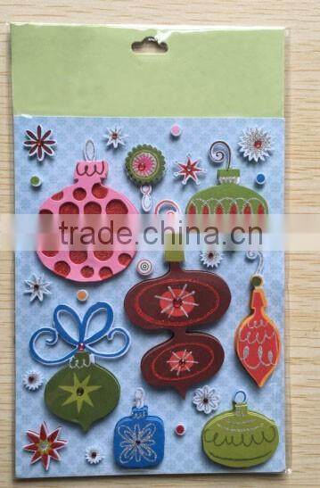 3d handmade chipboard sticker paper sticker