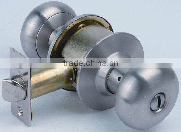 3351AC-ET:TRUST ANSI Grade 3 Cylindrical Knob Lock with brass cylinder