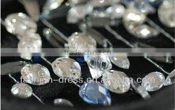 Elegant One -Shoulder Green Chiffon Sheath Emerald Green Evening Dress