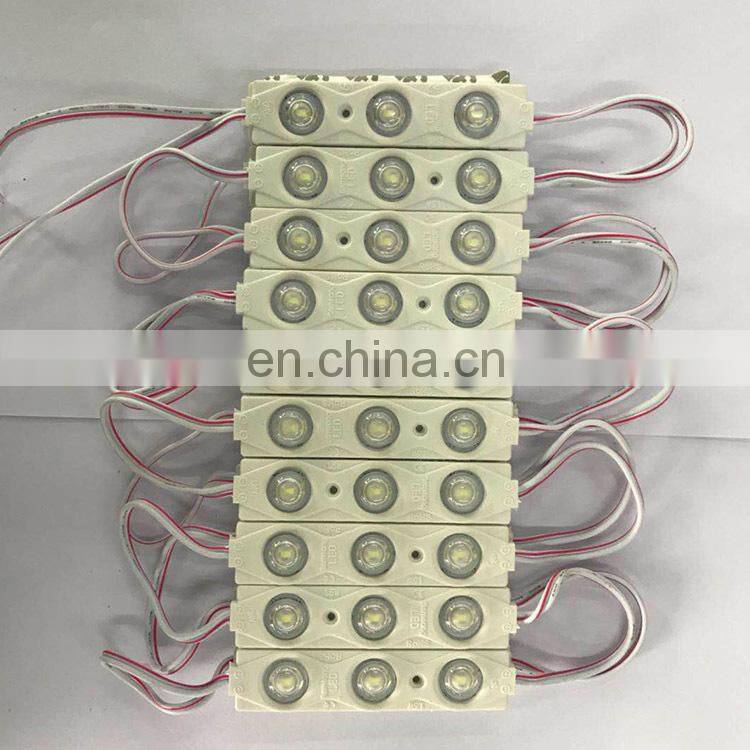 DC 12V Waterproof Injection Led Modules Light 5730 SMD 3Leds High Power Led Backlighting Modules Case With Cover Lens