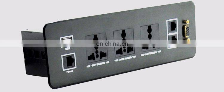 Table Mounted Usb Rj45 Panel Charging table Connection Box