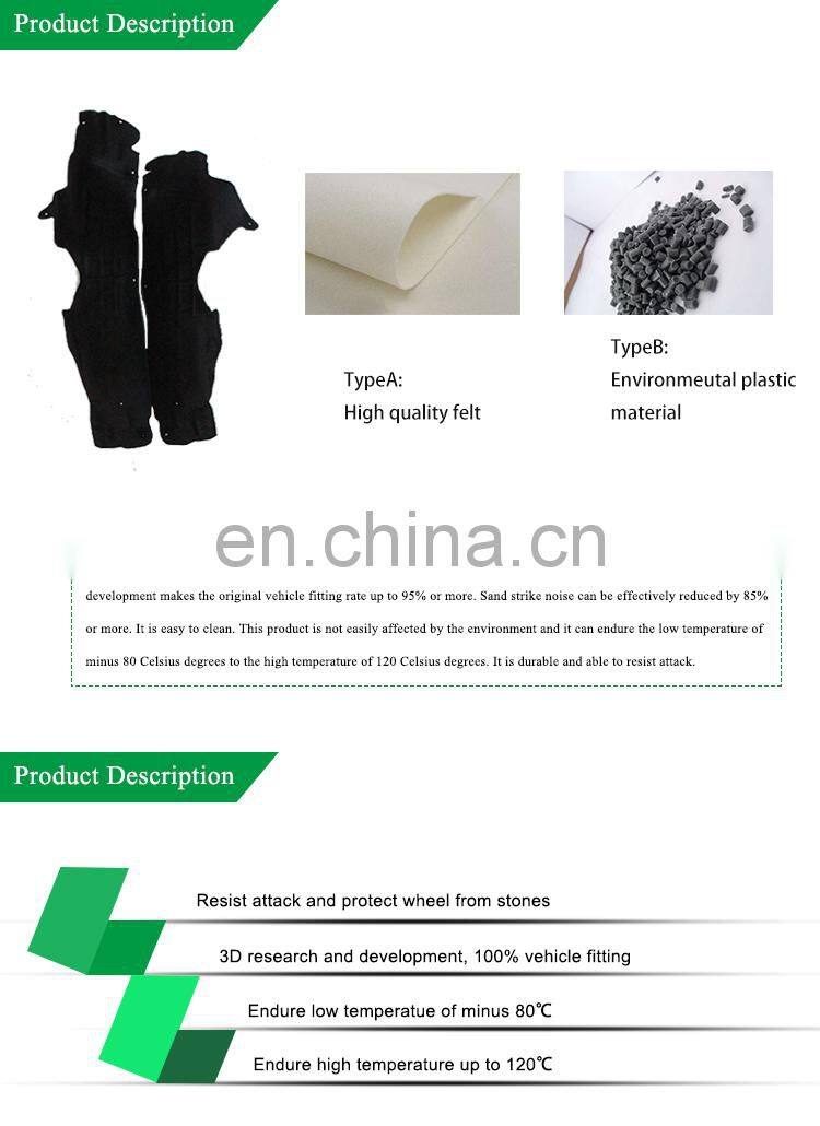 Auto body spare parts market car rear OEM genuine quality front left inner fender for Geely Emgrand EC8