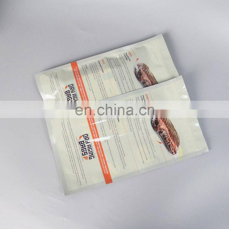 China factory high barrier vacuum retort pouch aluminum foil bag for beef meat food package