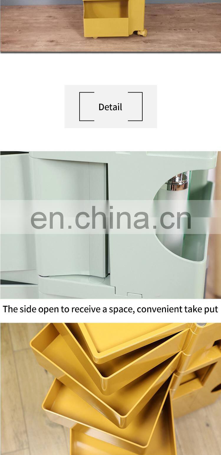Tool cabinet trolley rotating grocery cabinet ins good quality nice look Rotating cabinet trolley