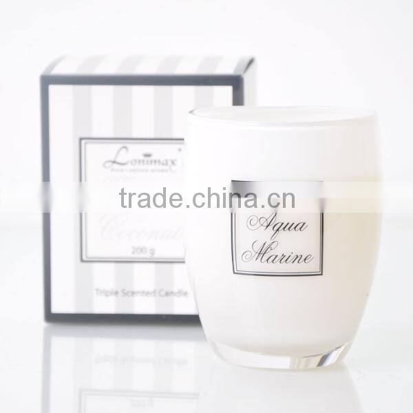 200G Scented Candle in Glass Jar ,Home Decorative wax candle, gift set SA-1894