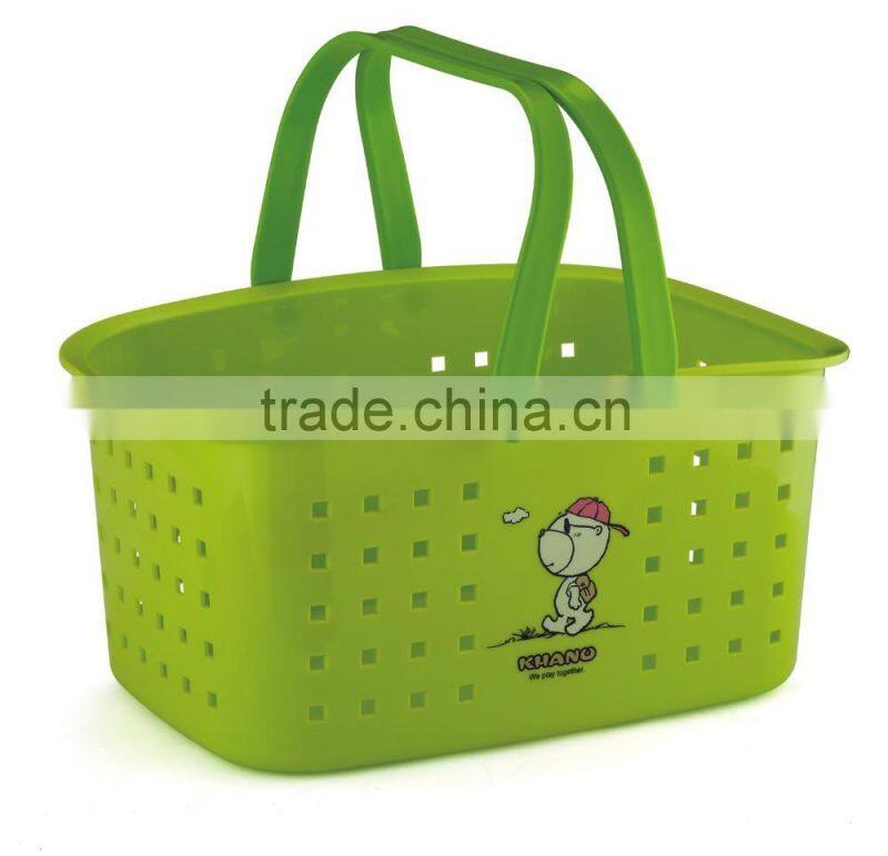 Hot selling manufacturer Plastic sundries Basket for bathroom